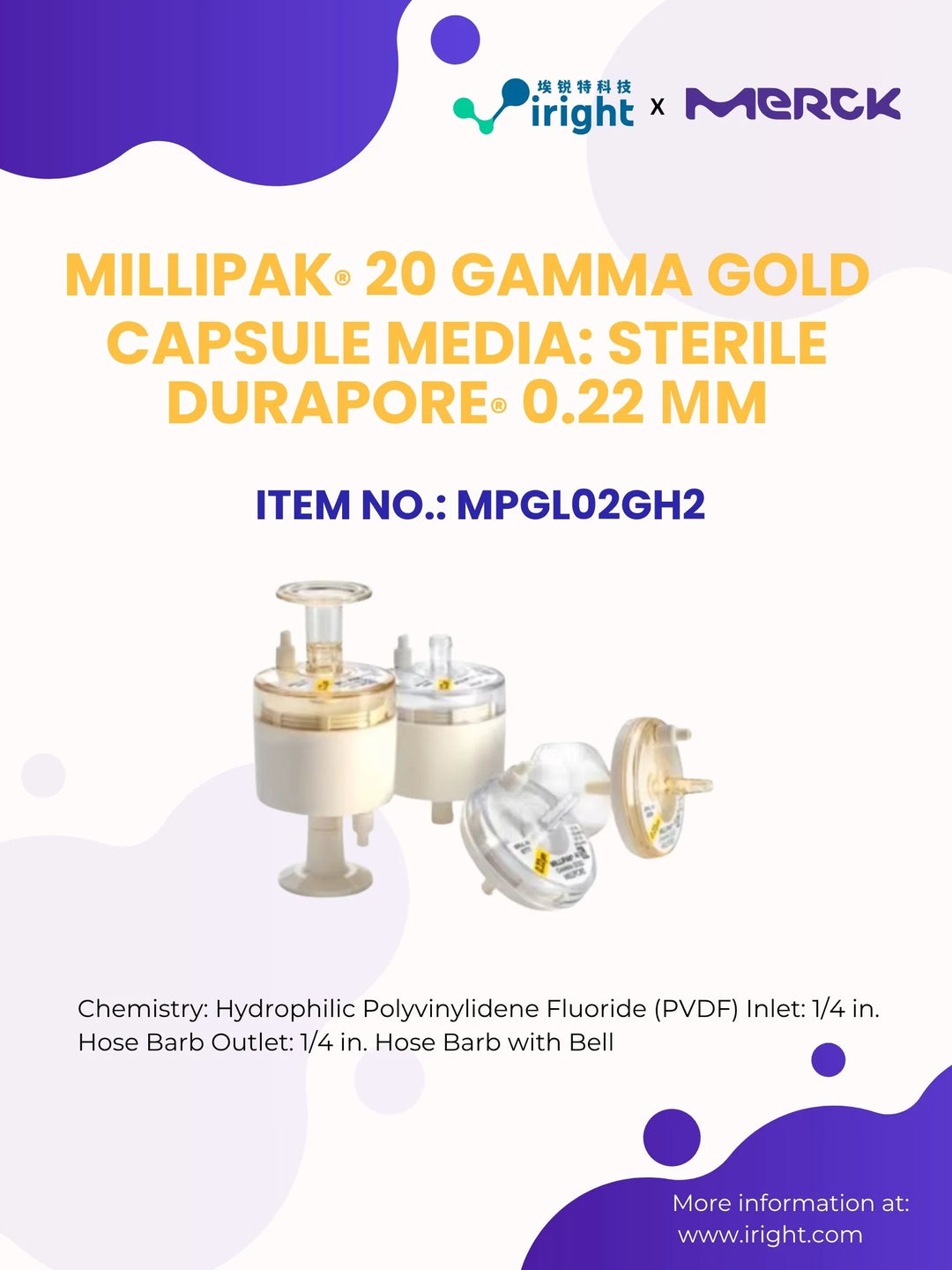 Durapore® 0.22 µm, Millipak® Capsule