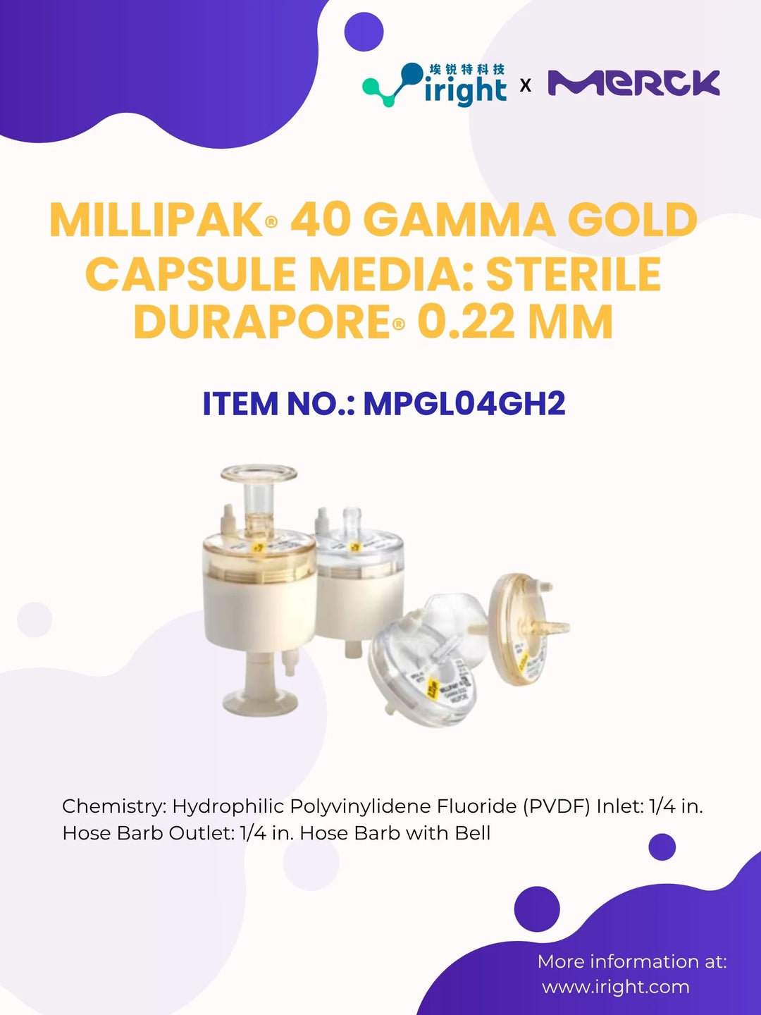Durapore® 0.22 µm, Millipak® Capsule