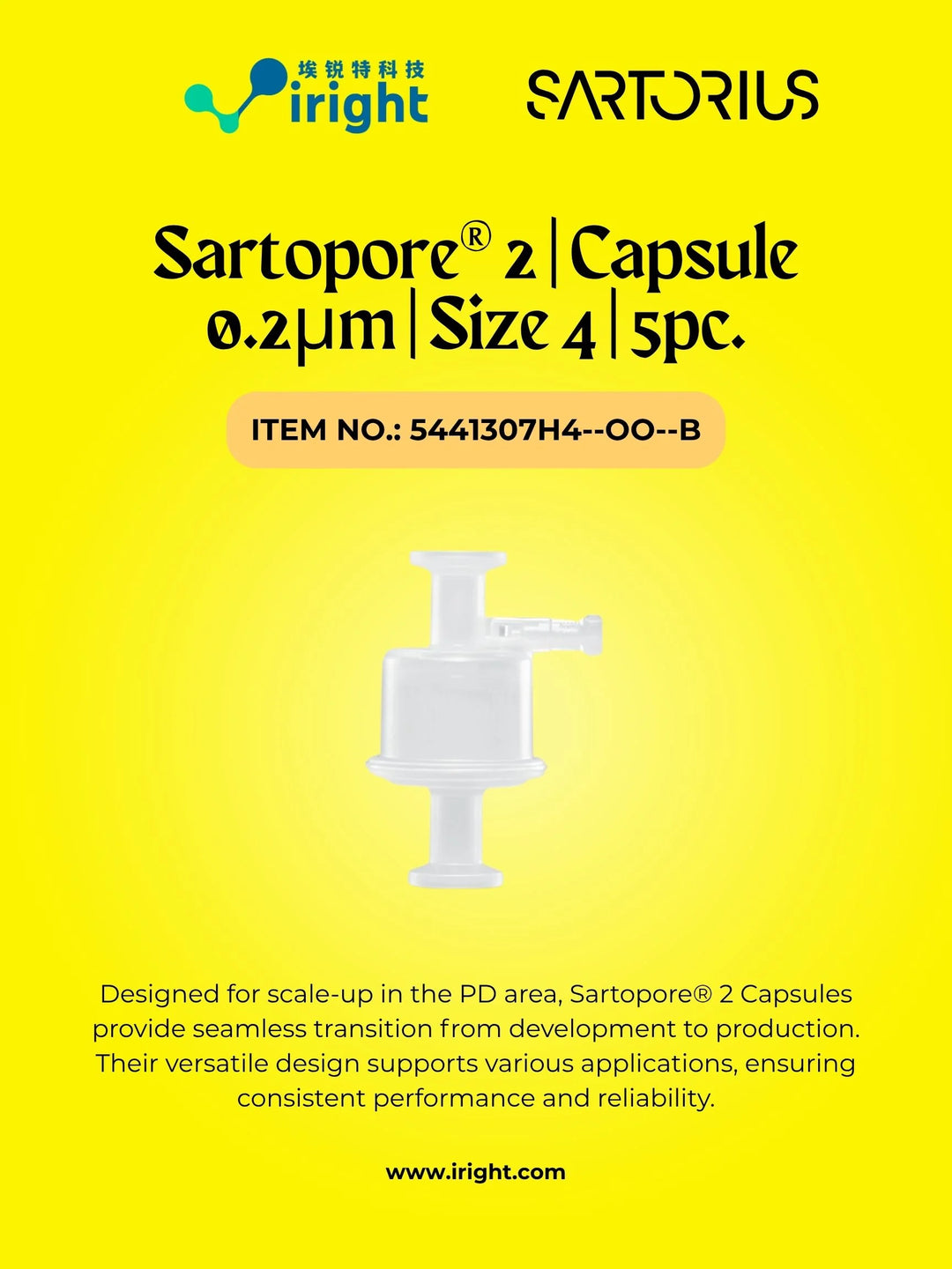 Sartopore® 2 | Capsule | 0.2µm | Size 4 | 5pc.