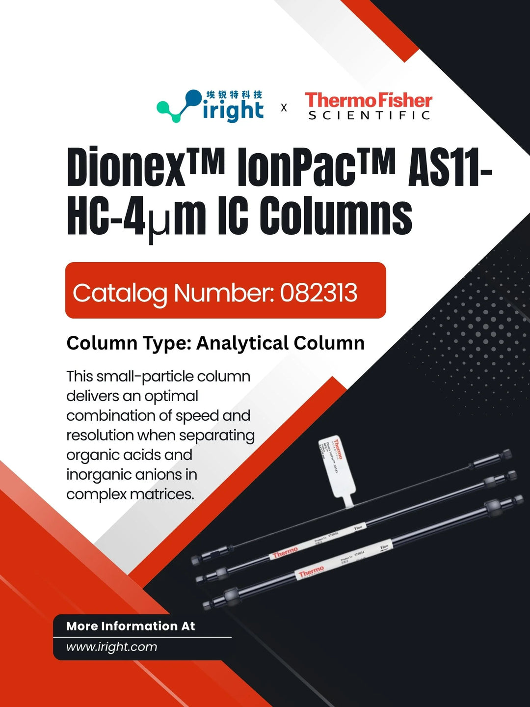 Thermo Fisher, 082313, Dionex™ IonPac™ AS11-HC-4μm IC Columns